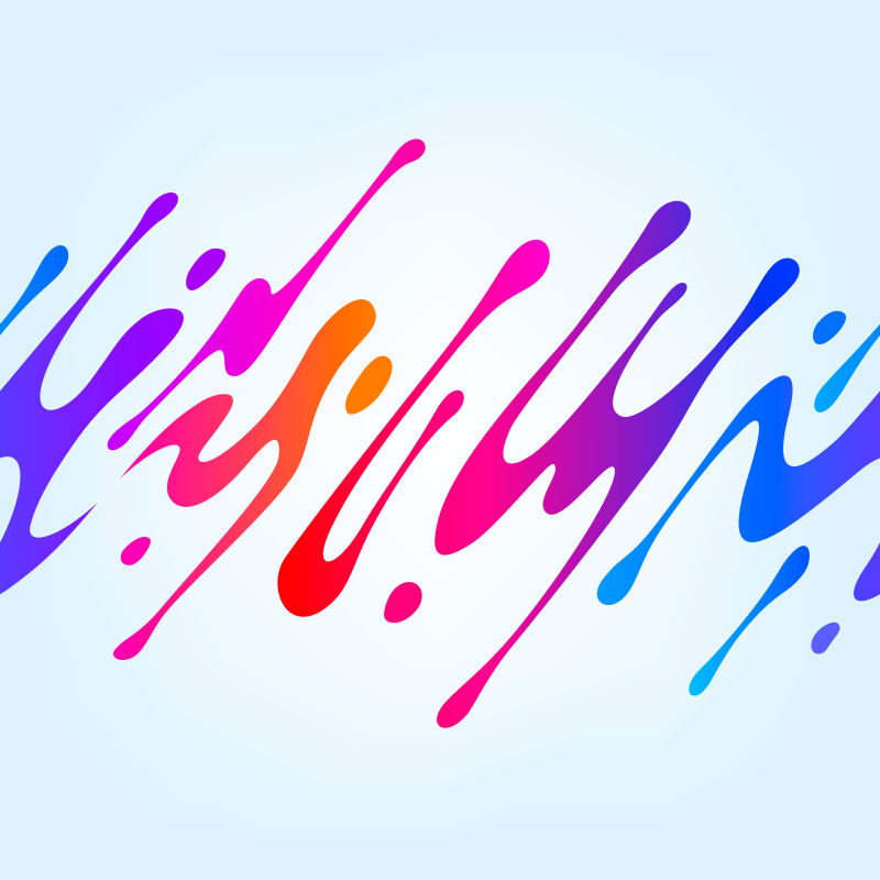 矢量彩色油漆背景设计