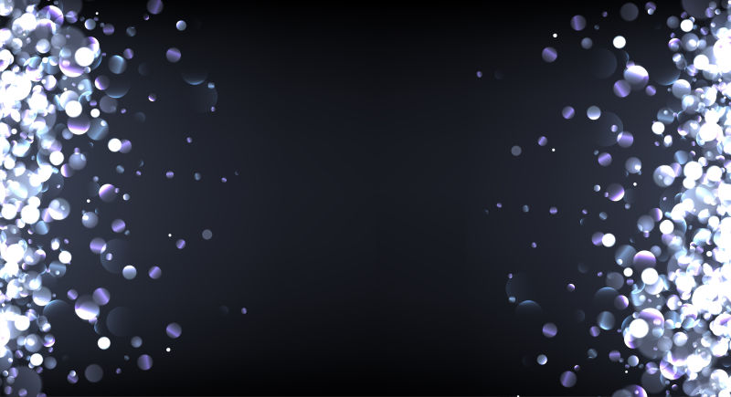 抽象的白色光点背景矢量设计