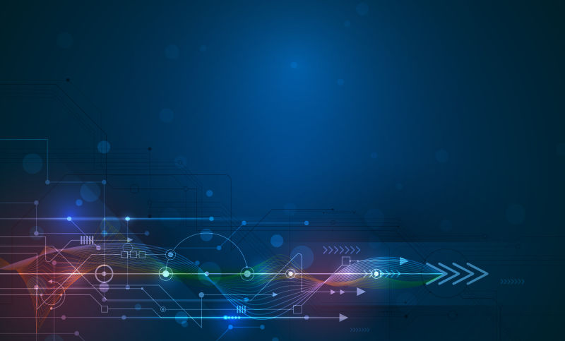 创意的未来科技背景矢量设计