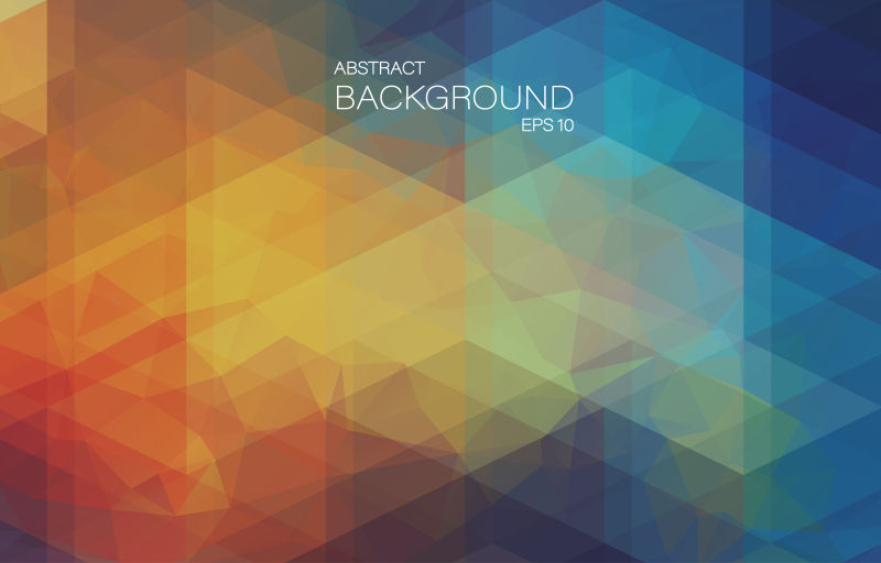 矢量的彩色抽象几何图案