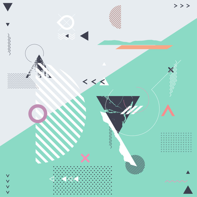 抽象现代简约矢量几何