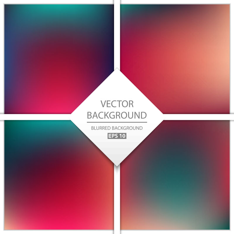 抽象矢量红蓝渐变设计背景