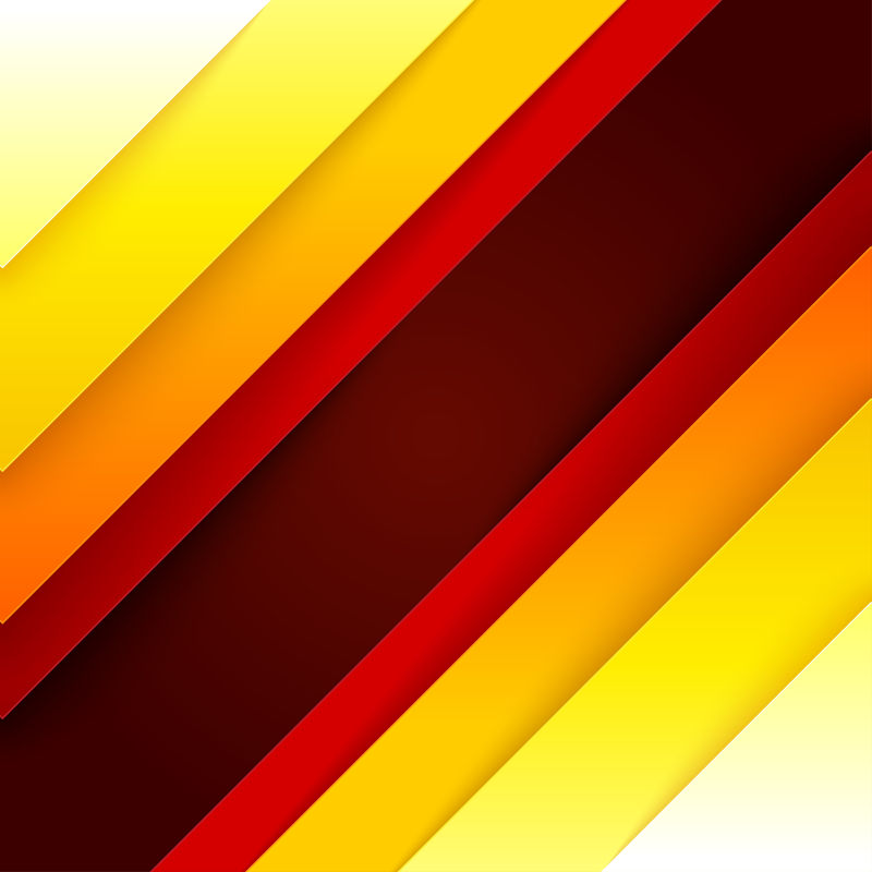 创意矢量红色黄色抽象几何背景