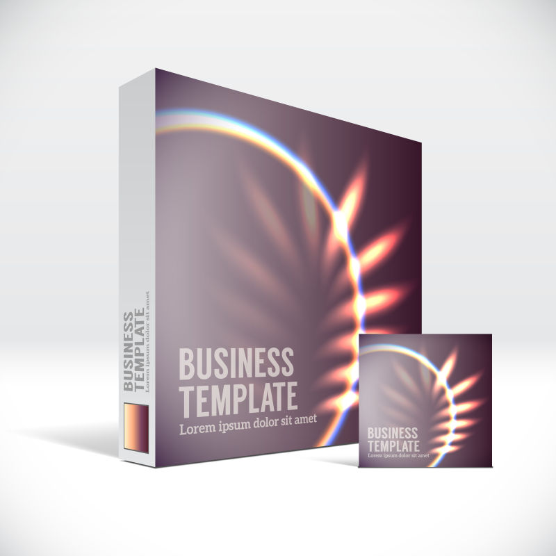 具有抽象光泽包装盒