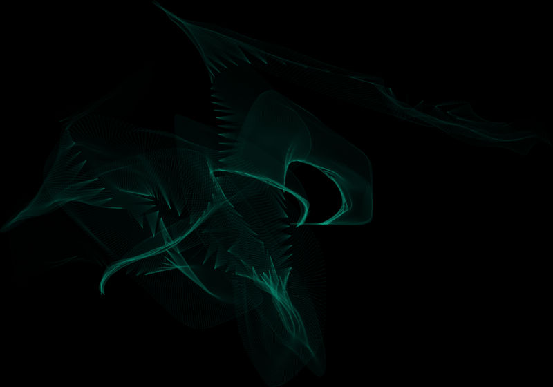 绿色装饰光线烟雾