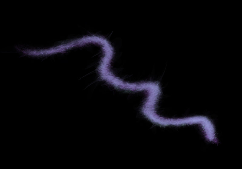 紫色波形烟雾设计