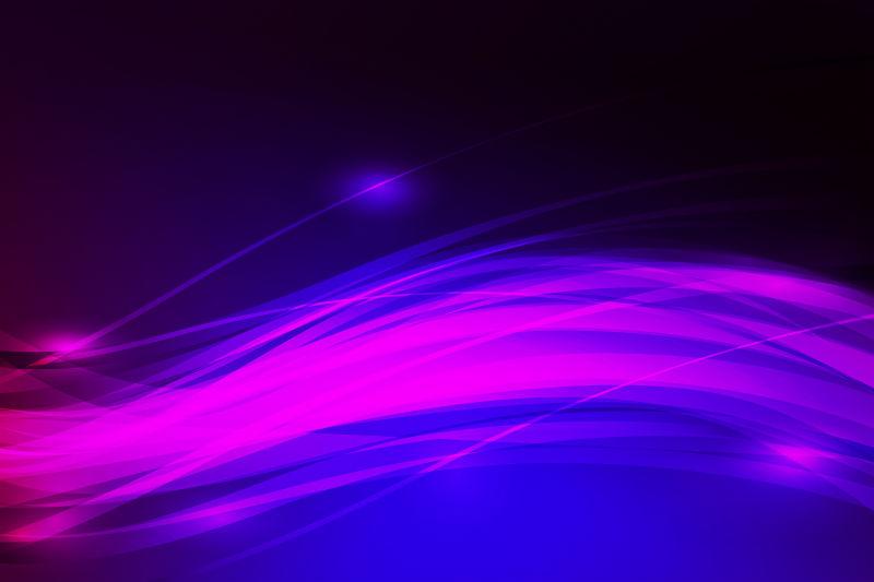梦幻紫色波浪背景