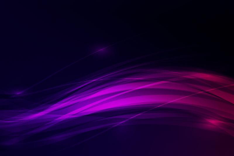 深紫色波浪背景设计