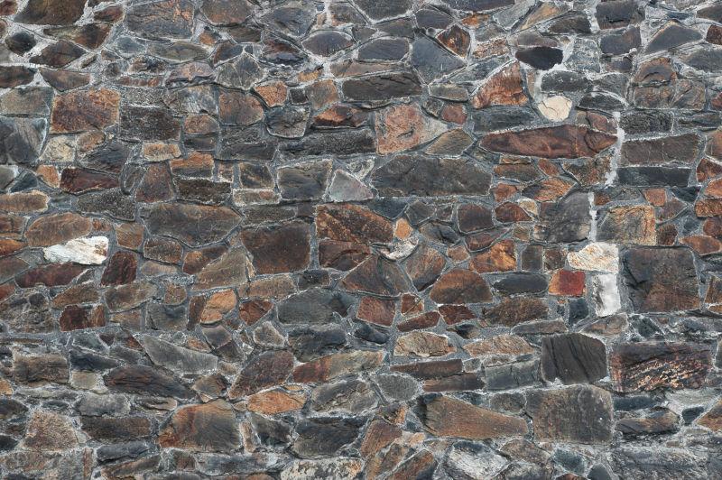 平整的石墙纹理背景