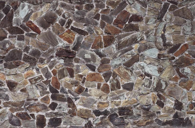 花岗岩石墙背景