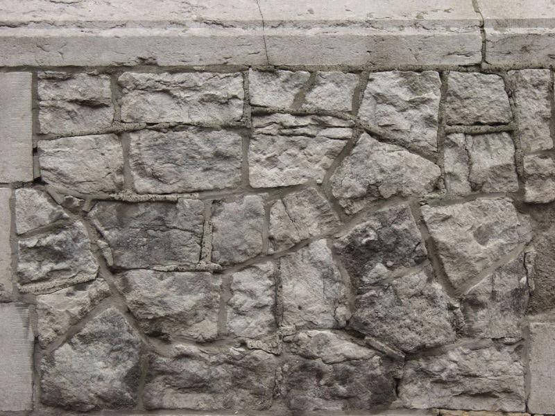 古老的大块石头墙背景