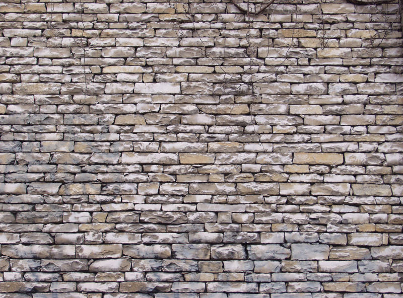 不平整的砖墙背景