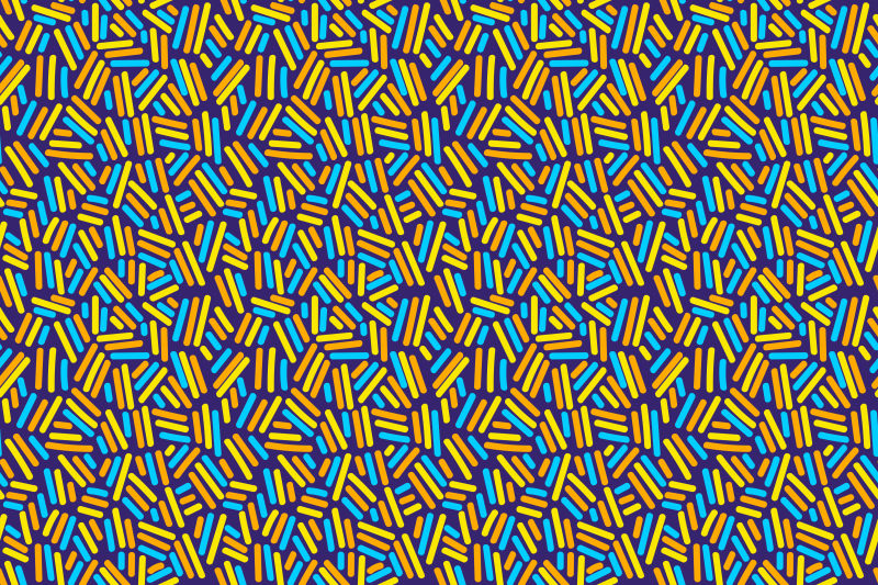 黄蓝色短线条排列背景