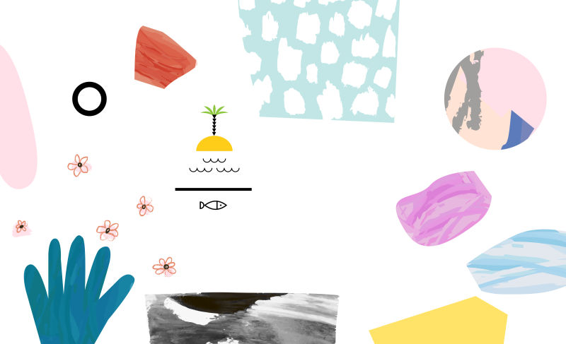 创意矢量彩色涂鸦创意插图