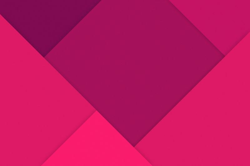 粉色主色调的几何元素背景矢量设计