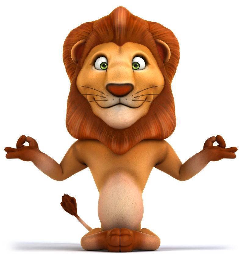 正在修炼的狮子