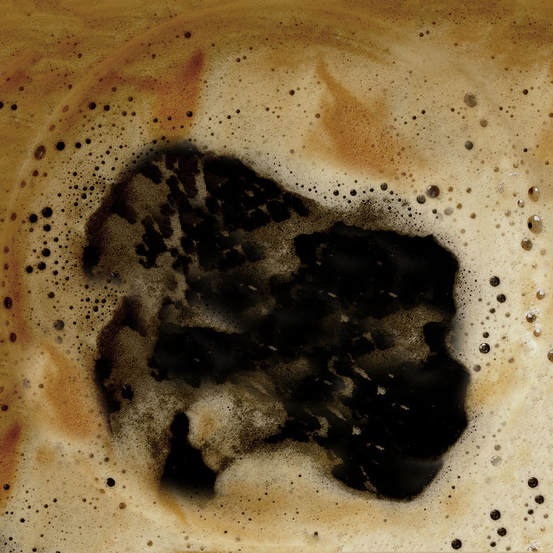 黑色泡沫元素的元素背景