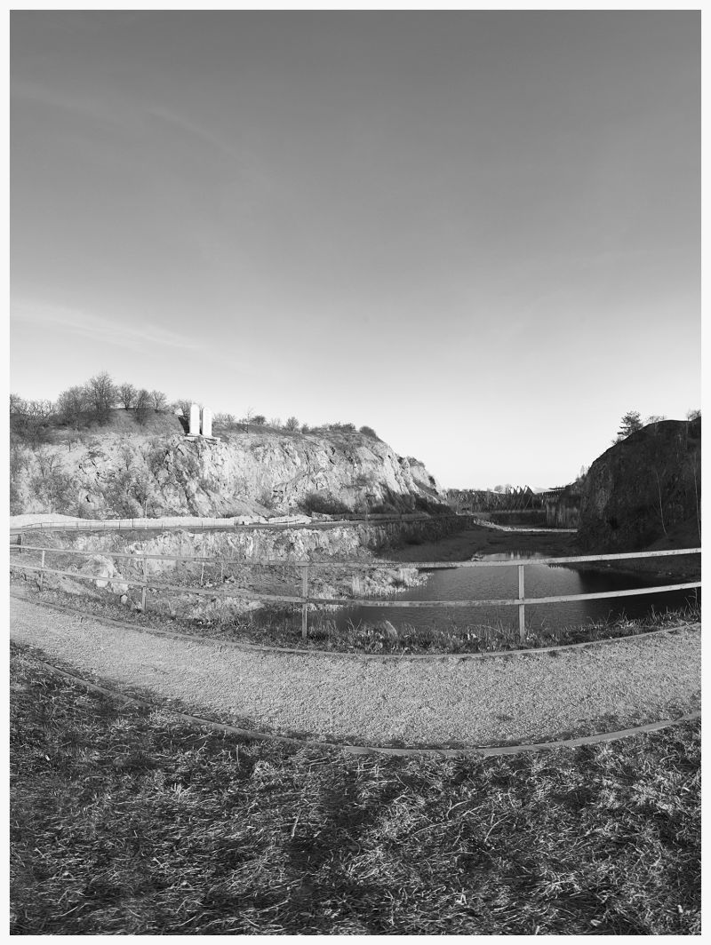 鱼眼镜头下的美丽山景