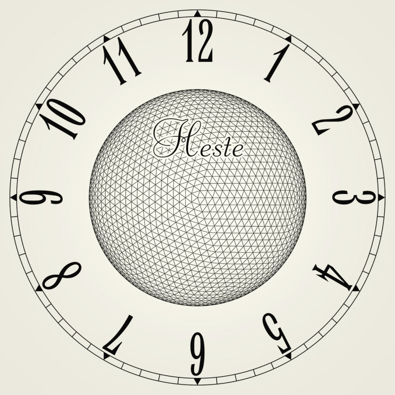 抽象钟表表面纹理背景