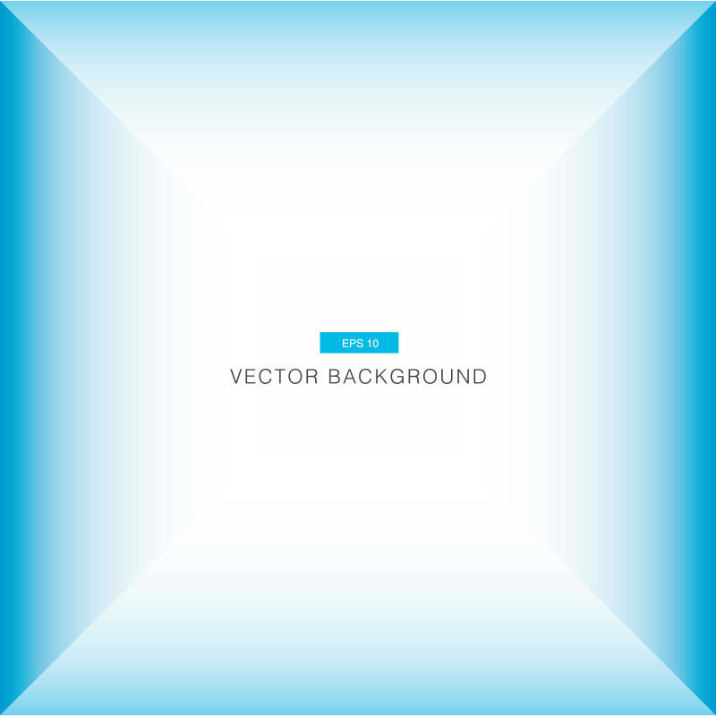 矢量的蓝色边框