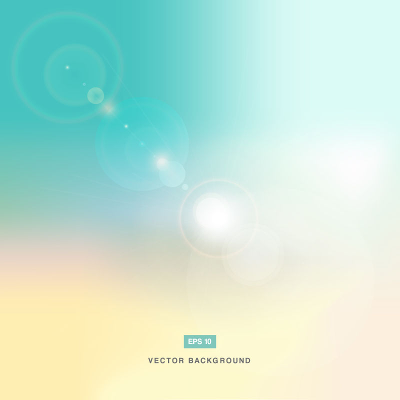 矢量的光晕背景