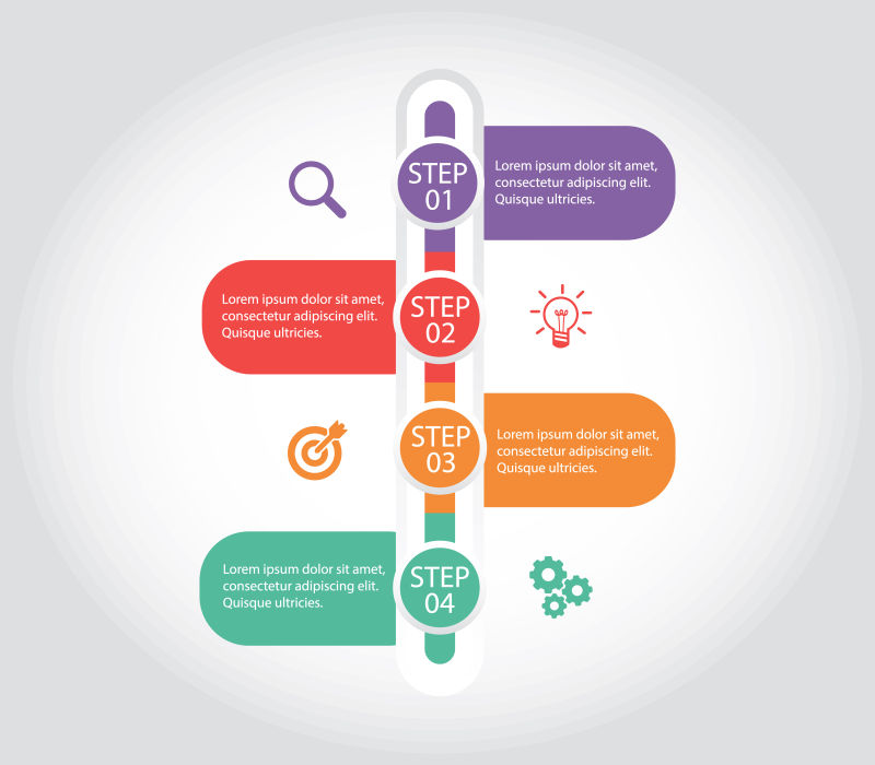 矢量商业信息图表元素