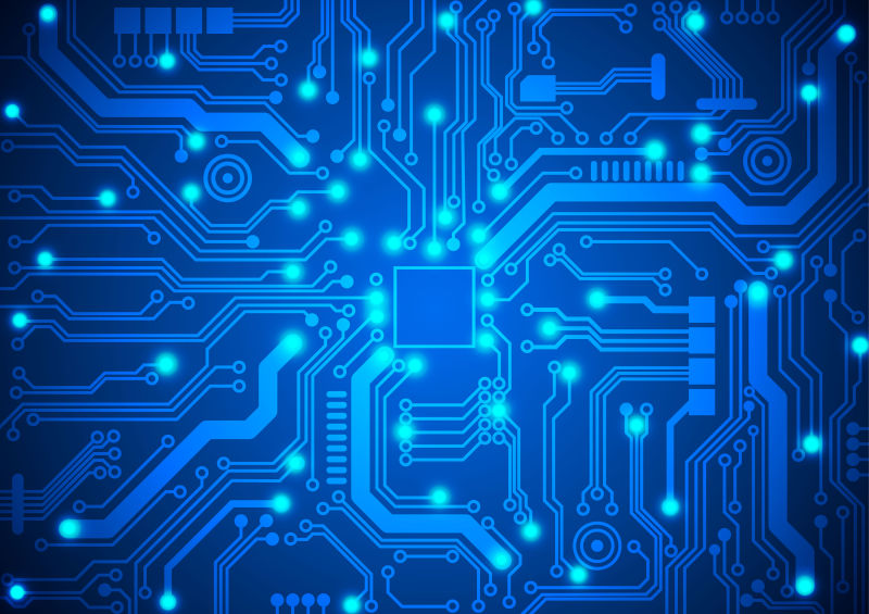 矢量电路背景设计