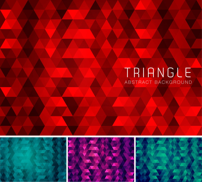 彩色立体图形背景矢量设计