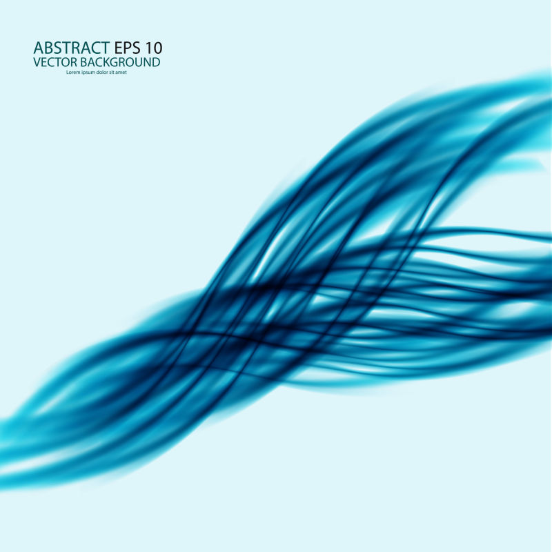 浅蓝波纹图案背景矢量设计