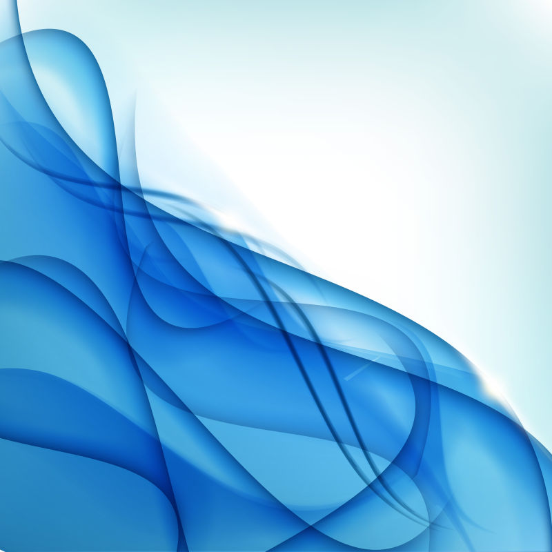矢量蓝色波纹图案背景设计
