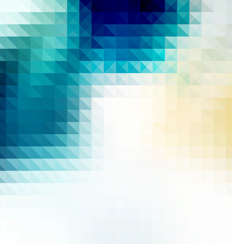 彩色三角几何图案背景矢量设计