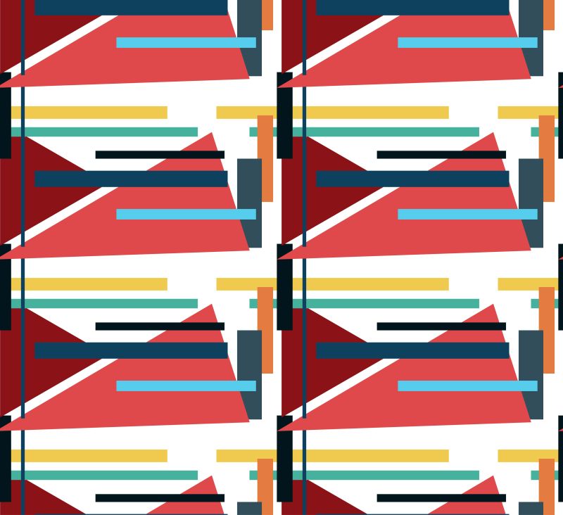 抽象彩色线条元素的背景