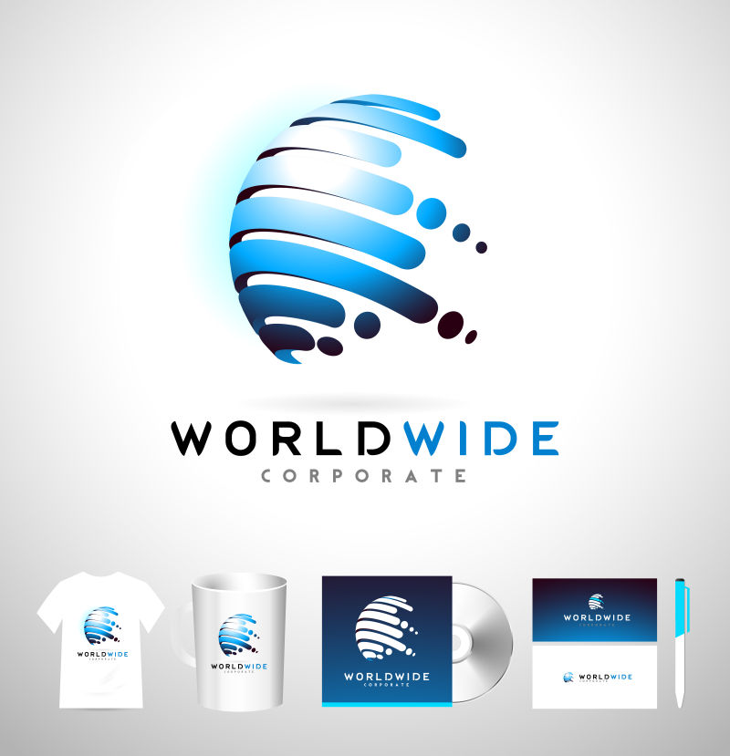 矢量球面矢量标志