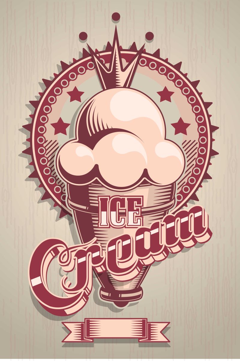 矢量冰淇淋设计