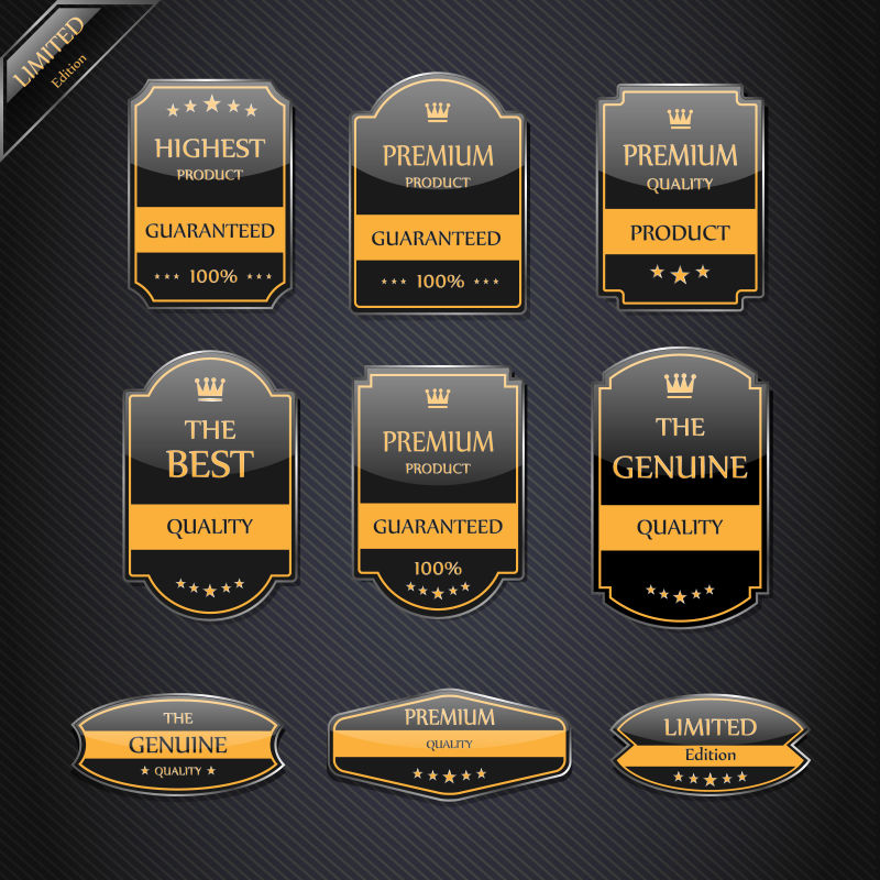 矢量收集优质标签