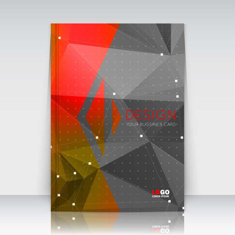 矢量多边形图案封面