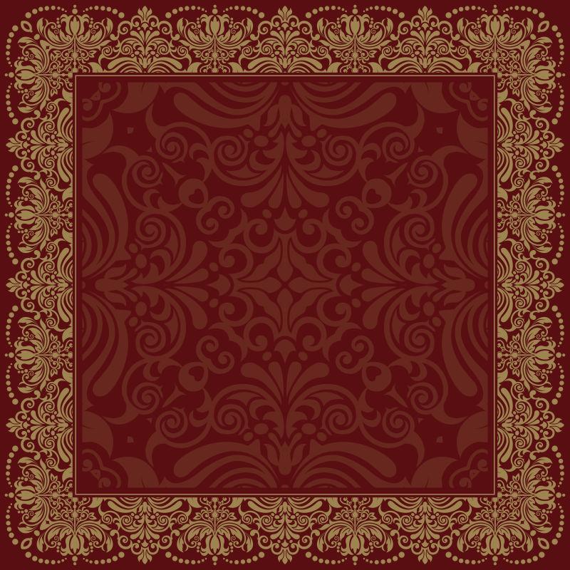 矢量复古图案背景