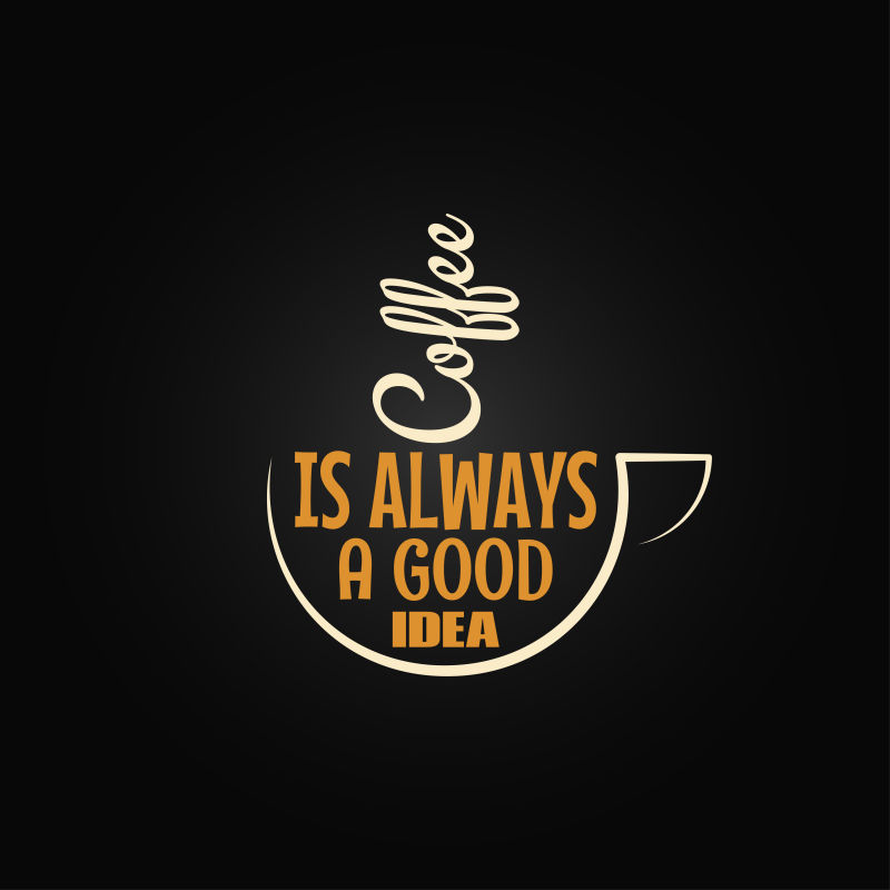 矢量咖啡厅logo图片