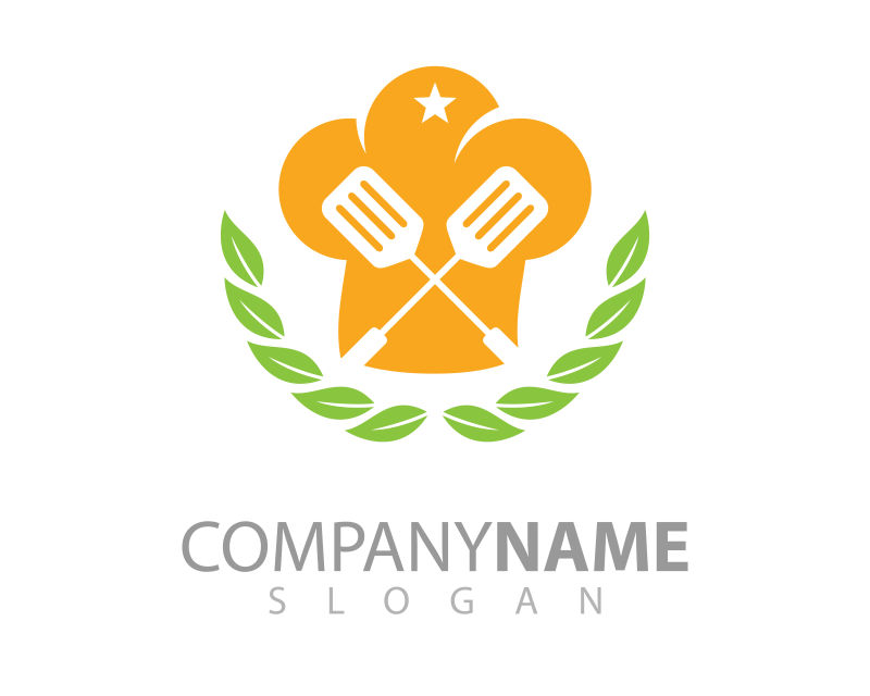 矢量创意厨师标志设计