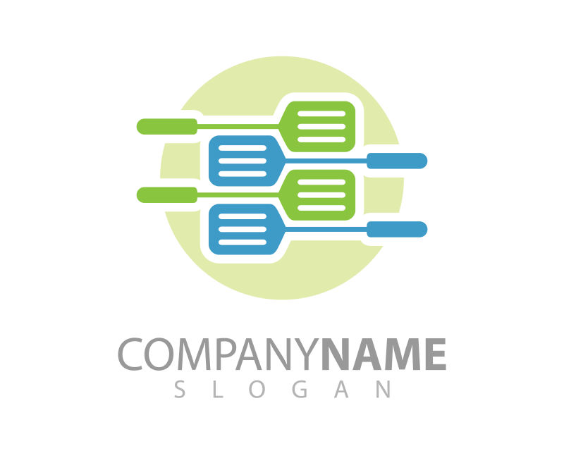 矢量创意食物标志设计