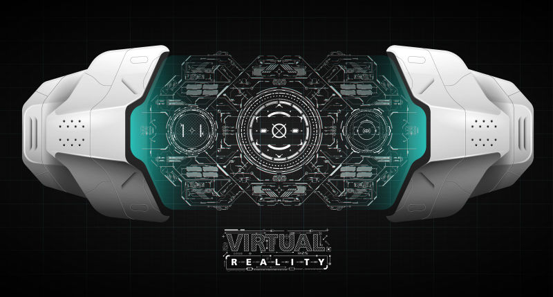 未来科技感工具矢量设计