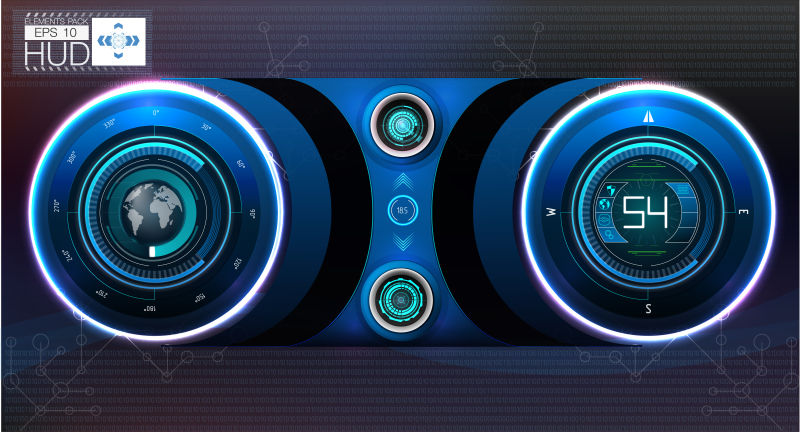 矢量的未来信息界面