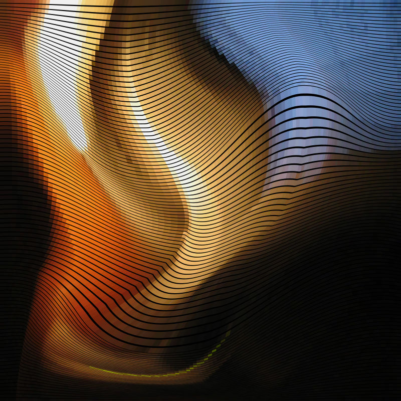 抽象波纹图案矢量背景