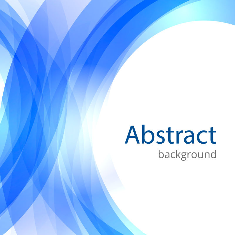 抽象蓝色波纹图案背景矢量设计