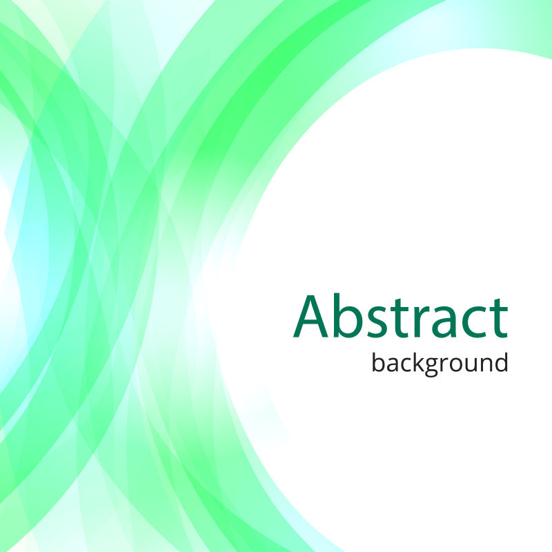 绿色波纹图案背景矢量设计