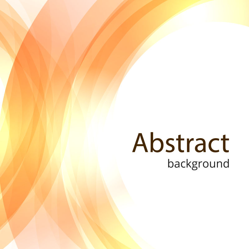 抽象的橙色波纹图案背景矢量设计