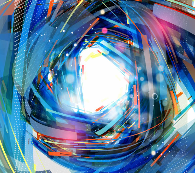 彩色抽象的图案背景矢量设计