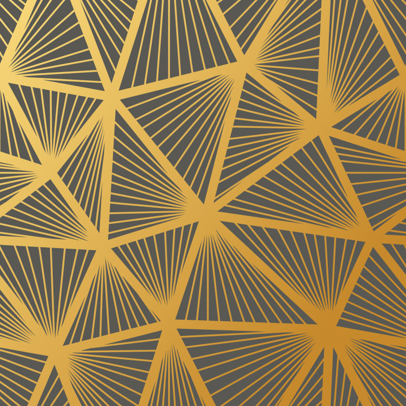 矢量黄色抽象线条元素背景素材