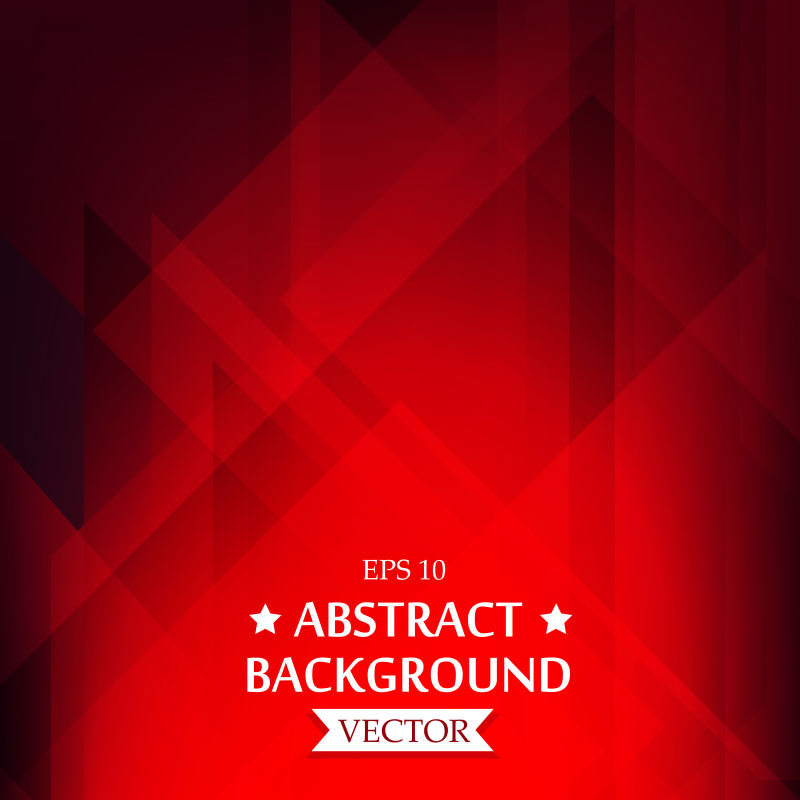 矢量的红色抽象背景设计
