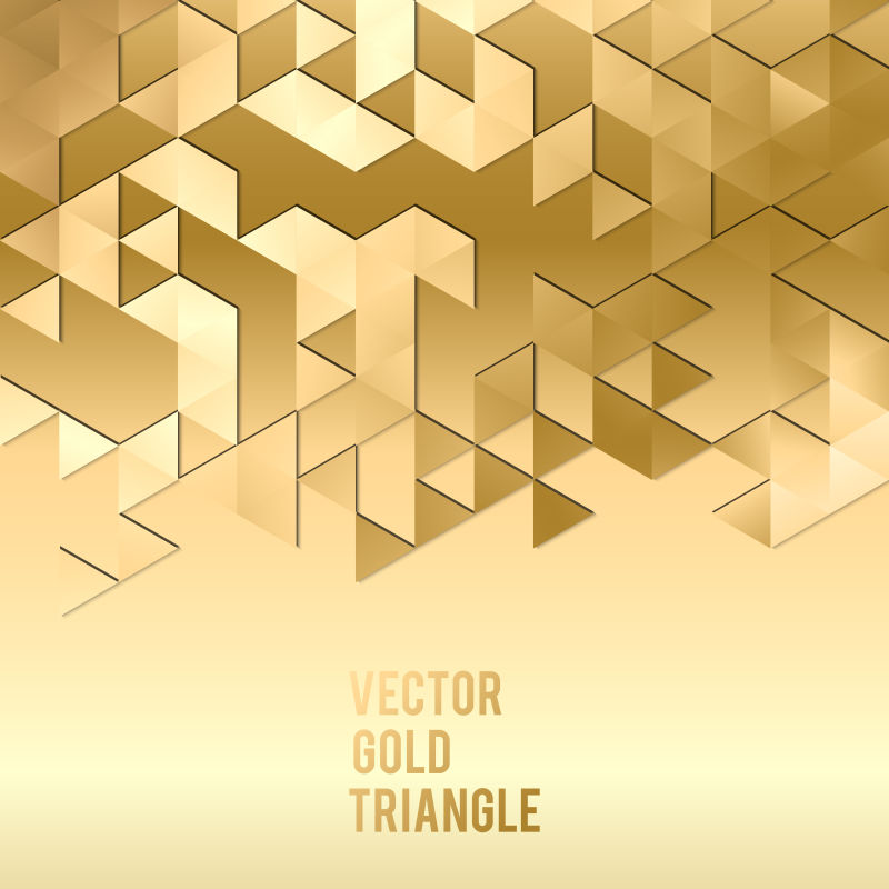 矢量的金属三角形图案